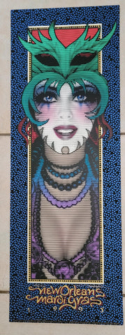 1995 Mardi Gras Serigraph