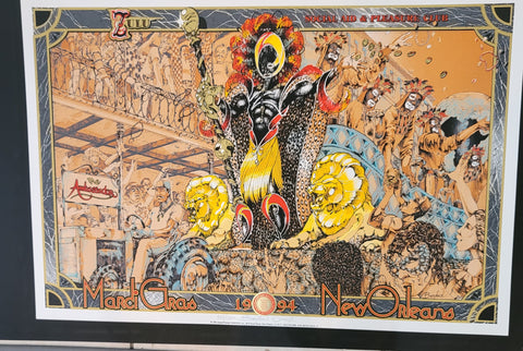1994 Official Zulu Mardi Gras Poster
