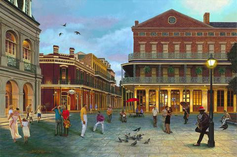 Evening at Jackson Square