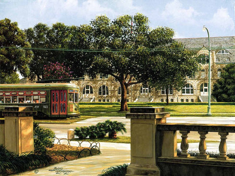 New Orleans Streetcar at Tulane