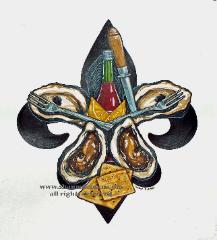 Oyster Fleur de Lis