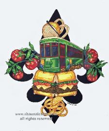 Po Boy Fleur de Lis