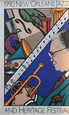 1990 New Orleans jazz inheritage festival featuring Kid Sheik